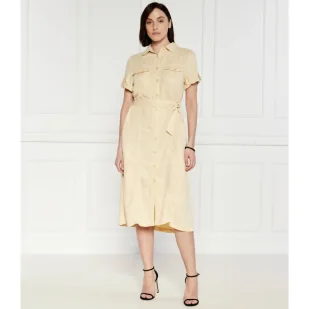Pepe Jeans London Sukienka z paskiem EVELINDA - Sukienki - miniaturka - grafika 1