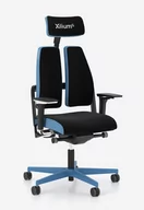 Fotele gamingowe - Krzesło gamingowe XiliumG krzesło obrotowe DUO-BACK BLUE - miniaturka - grafika 1