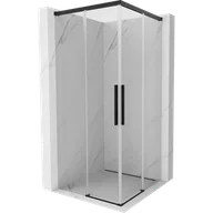 Kabiny prysznicowe - Mexen Rox Duo kabina prysznicowa rozsuwana 85 x 85 cm, transparent, czarna - 8C2D-085-085-70-00 - miniaturka - grafika 1