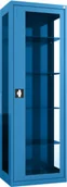 Meble i wyposażenie gabinetów medycznych - MDB/1s.5005 szafa lekarska 1-skrzydłowa 1-komorowa niebieska - miniaturka - grafika 1