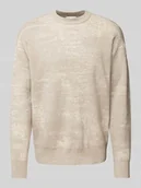 Swetry męskie - Sweter z dzianiny z okrągłym dekoltem - miniaturka - grafika 1