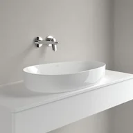 Umywalki - Villeroy & Boch Antao Umywalka nablatowa 65x40 cm bez przelewu z powłoką CeramicPlus weiss alpin 4A7465R1 - miniaturka - grafika 1