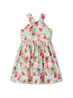 Sukienki i spódniczki dla dziewczynek - Mayoral Sukienka letnia 3938 Kolorowy Regular Fit - miniaturka - grafika 1
