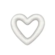 Prace ręczne dla dzieci - SERCE STYROPIANOWE 10cm LOVEART - 1 szt - miniaturka - grafika 1