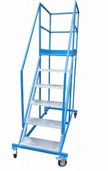 Krause Stalowy podest roboczy, jezdny 5 stopni i platforma standard