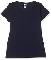 Koszulki i topy damskie - Fruit of the Loom Damski t-shirt damski damski oryginalny t-shirt, 5 szt, Niebieski (Deep Navy Az), XS - miniaturka - grafika 1