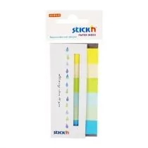 Stickn Zakładki indeksujące papierowe. Mix 6 kolorów. Neon Summer - Przybory szkolne - miniaturka - grafika 2
