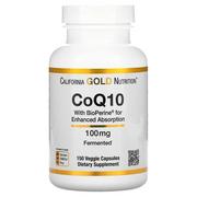 Suplementy naturalne - California Gold Nutrition CoQ10 USP with Bioperine 100mg 150 kaps. - miniaturka - grafika 1
