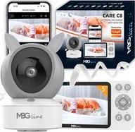 Elektroniczne nianie i monitory oddechu - Niania Mbg Line Bezprzewodowa Obrotowa Niania Elektroniczna FHD WIFI Kamera TUYA LCD ZOOM - miniaturka - grafika 1