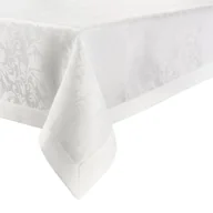 Obrusy i serwetki - Obrus biały 140 x 240 cm żakardowy RITA - miniaturka - grafika 1