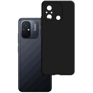 Etui 3MK Matt Case do Xiaomi Redmi 12C Czarny - Etui i futerały do telefonów - miniaturka - grafika 1