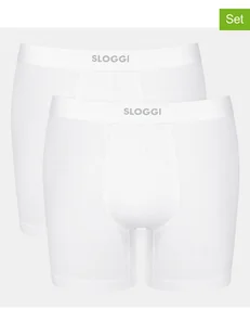 Sloggi Bokserki (2 pary) "Ever Ease" w kolorze białym - Majtki męskie - miniaturka - grafika 1