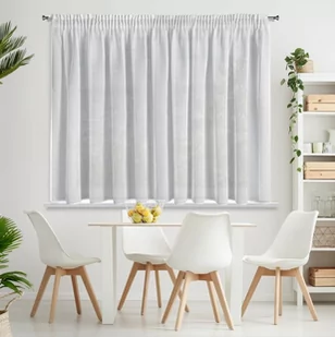 Firana Eurofirany Design91 Angela Bia 400 x 145 - Firany - miniaturka - grafika 1