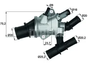 Termostaty - Termostat, płyn chłodzący Mahle TI 155 88 - miniaturka - grafika 1
