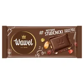 Czekolada - Wawel Czekolada gorzka z galaretką orzeszkami i rodzynkami 90 g - miniaturka - grafika 1