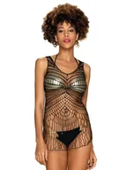 Sukienki - Obsessive D607 - Sukienka, Czarna Wariant/Rozmiar: one size  << DYSKRETNIE   |   DOSTAWA 24h   |  GRATISY - miniaturka - grafika 1