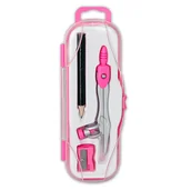 Przybory szkolne - penmate Cyrkiel szkolny niebieski PC-102 z ołówkiem TT7635) TADX082 - miniaturka - grafika 1