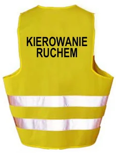 KIEROWANIE RUCHEM - Kamizelka z nadrukiem ostrzegawcza odblaskowa robocza LIBRES POLSKA SP - Odzież robocza - miniaturka - grafika 1