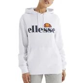 Bluzy sportowe damskie - Bluza Ellesse Torices Hoodie SGS03244908 - biała - miniaturka - grafika 1