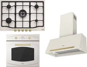 Zestawy AGD - ZESTAW FRANKE Country FCH 755 4G TC PW C + FCO 86 H PW + FCO 70 PW/G biały perłowy - miniaturka - grafika 1