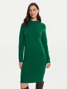 Tatuum Sukienka dzianinowa Anica T2320.204B Zielony Relaxed Fit - Sukienki - miniaturka - grafika 1