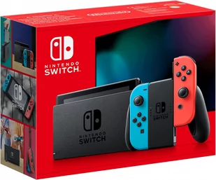 Nintendo Switch V2 + Joy-Con Niebiesko-Czerwony - Konsole Nintendo - miniaturka - grafika 2