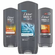 Żele pod prysznic dla mężczyzn - Dove Men +care, Żel Pod Prysznic Mix, 3x400ml - miniaturka - grafika 1