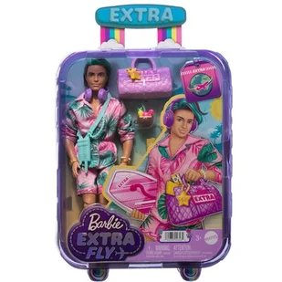 Lalka Barbie Extra Fly Ken Plażowa HNP86 - Lalki dla dziewczynek - miniaturka - grafika 1