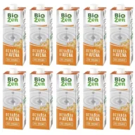 Napoje roślinne - Biozen Napój owsiany naturalny Zestaw 10 x 1 L Bio - miniaturka - grafika 1