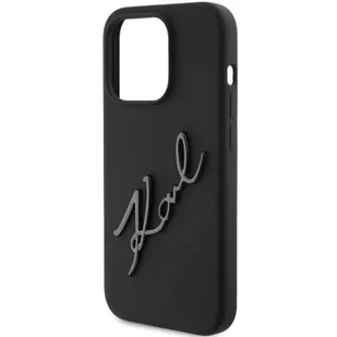 Karl Lagerfeld KLHCP15XSKSBMCK iPhone 15 Pro Max 6.7" czarny/black hardcase Silicone Karl Script - Etui i futerały do telefonów - miniaturka - grafika 17