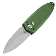 Noże - Nóż składany Bestech QUQU Green Aluminium, Satin 14C28N by Gogo (BG57B-2) - miniaturka - grafika 1