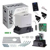 Zestawy do bram - FAAC Zestaw DELTA 2 740 230V BASIC do bram przesuwnych do 500 kg - miniaturka - grafika 1