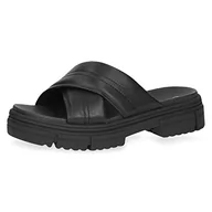 Klapki i japonki damskie - CAPRICE Klapki damskie 9-9-27207-20, obcas Black Softnap, 40 EU, Black Softnap, 40 EU - miniaturka - grafika 1