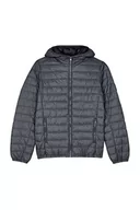 Kurtki i płaszcze dla chłopców - Teddy Smith Blighter Jr Anorak dla dzieci, Melange Black, 8 - miniaturka - grafika 1