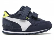 Buty dla dziewczynek - Buty Dziecięce Puma St Runner 384903-02 Rzepy 20 - miniaturka - grafika 1