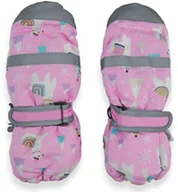 Rękawiczki dla dzieci - Narciarskie rękawiczki jednopalczaste dla dziewczynki YOCLUB 0309G Różowe - miniaturka - grafika 1