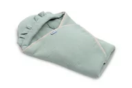 Śpiworki dla dzieci - Śpiworek OTULACZ DO FOTELIKA niemowlęcy MUŚLINOWY KHAKI - miniaturka - grafika 1