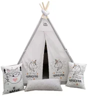 Namioty i tipi dla dzieci - Szare tipi dla dziewczynki M5-H96 - miniaturka - grafika 1