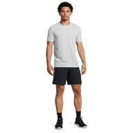 Spodnie sportowe męskie - Męskie spodenki treningowe Under Armour UA Tech Woven Wordmark Short - czarne - UNDER ARMOUR - miniaturka - grafika 1