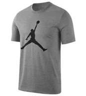 Odzież trekkingowa damska - Nike, Koszulka męska, M J JUMPMAN SS CREW CJ0921-091, szary, rozmiar L - miniaturka - grafika 1