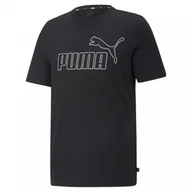 Koszulki sportowe męskie - Męski t-shirt z nadrukiem PUMA ESS ELEVATED Tee - miniaturka - grafika 1