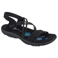Sandały damskie - Buty do chodzenia damskie Skechers Reggae Slimtakes Two - miniaturka - grafika 1