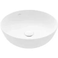 Umywalki - Villeroy & Boch Artis umywalka 43 cm nablatowa okrągła CeramicPlus Stone White 417943RW - miniaturka - grafika 1