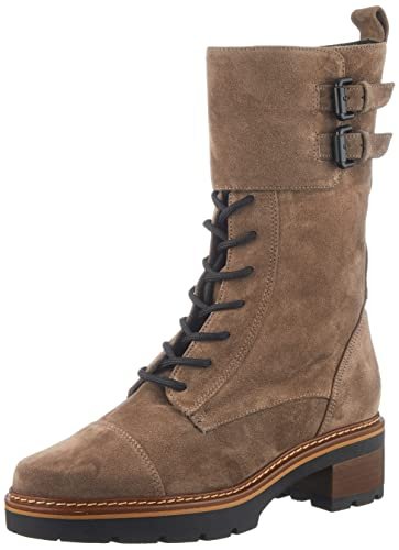 Högl Damskie kozaki solidne do kolan, Taupe, 41 EU