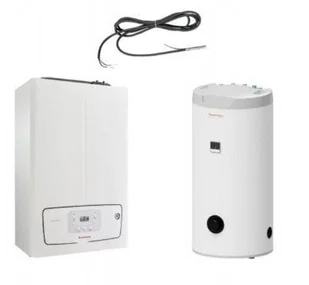 Immergas Pakiet 1-fun.kondens. wersja standard - kocioł TERA 24 + zasobnik UBS160V3 - Piece i kotły grzewcze - miniaturka - grafika 1