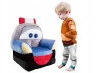 Zabawki zdalnie sterowane - ZABAWKA PLUSZ POLICYJNE AUTKO PREZENT XL SAMOCHÓD - miniaturka - grafika 1