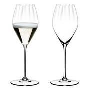 Kieliszki - Riedel Performance P3 Champagne, podwójny zestaw do szampana, szampan szkło, szkło, wysokiej jakości szkło, 375 ML, 6884/28 617192-6884/28 - miniaturka - grafika 1