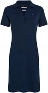 Sukienki - Sukienka damska mini TOMMY HILFIGER Slim Open NK Polo rozmiar L - miniaturka - grafika 1