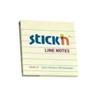 Etykiety samoprzylepne i bloki etykiet - Stickn Notes samoprzylepny 76x76mm 100K żółty pastel - miniaturka - grafika 1