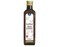 Olej spożywczy - LenVitol OLEJ LNIANY 500ml tłoczony na zimno OLEOFARM - miniaturka - grafika 1